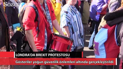 Londra’da Brexit protestosu