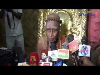 Madurai Aadheenam Arunagirinathar | ADMK Campaign | மதுரை ஆதீனம் |  பிரச்சாரம் - Oneindia Tamil