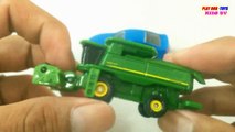 TOMICA CARS Ford Mustang GTV8 John Deere Combine 9670STS Kids Cars Toys Videos HD Collecti