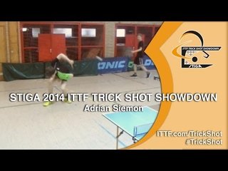Adrian Siemon - STIGA 2014 Table Tennis TrickShot Showdown