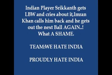 Indian Batsman crying_ Imran Khan Greatness Another Chance given although the batsman was out