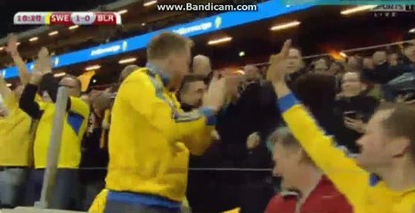 Emil Forsberg Goal HD Sweden 1-0 Belarus  - 2017 HD