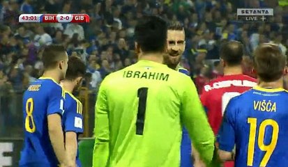 Vedad Ibisevic Goal HD - Bosnia & Herzegovina 2-0 Gibraltar - 25.03.2017 HD