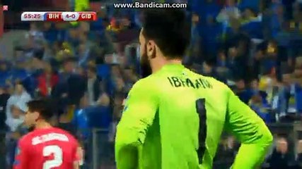 Edin Visca Goal HD - Bosnia & Herzegovina 4-0 Gibraltar - 25.03.2017 HD