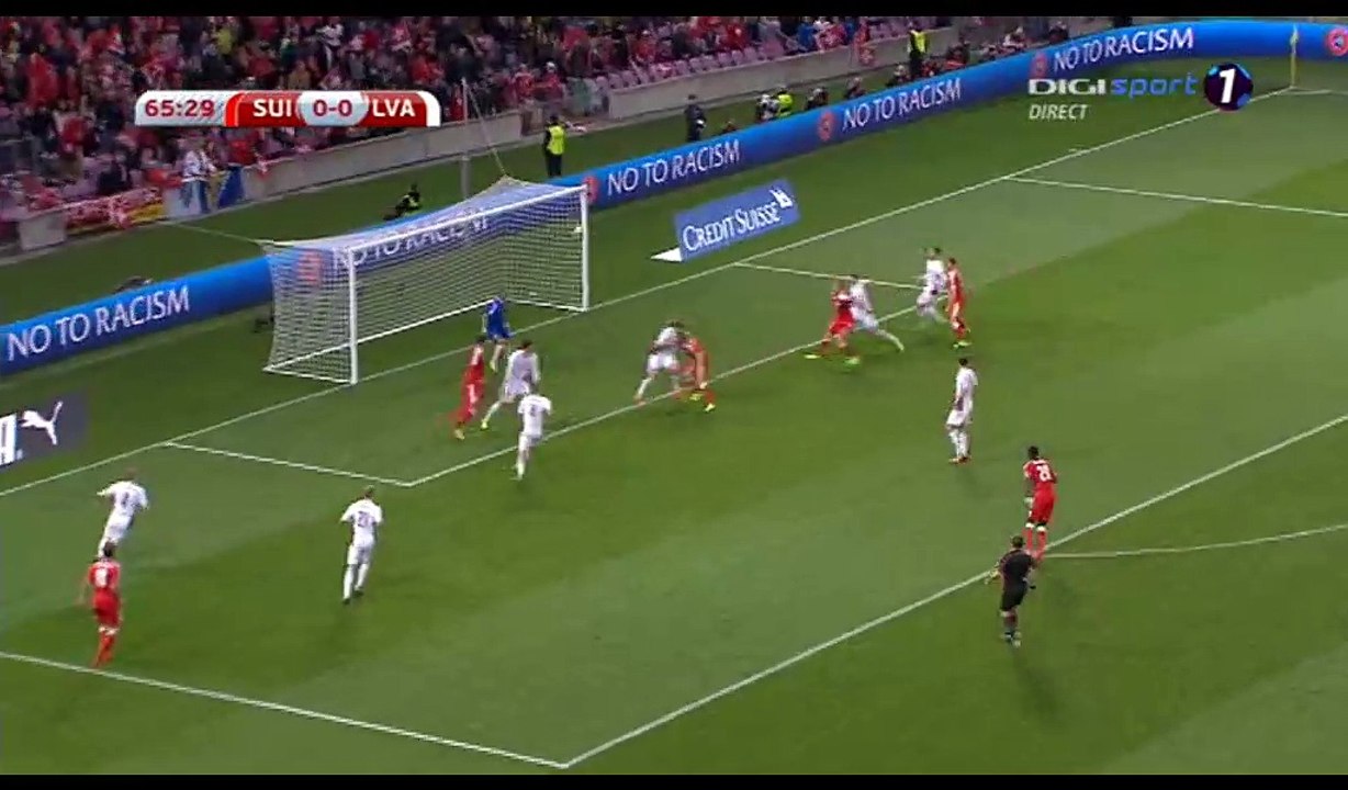 Josip Drmic Goal HD - Switzerland 1-0 Latvia - 25.03.2017