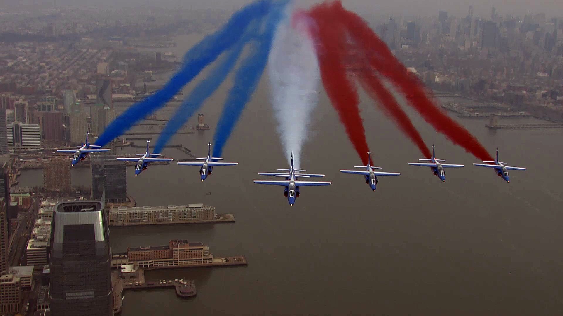 La Patrouille De France A Survole New York Video Dailymotion