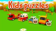 Cars Puzzle for Toddlers - Trucks, Police car, Ambulance, Fire truck, Trains : Transport f
