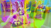 Play-Doh Design-A-Dress Boutique Disney Princess Cinderella Rapunzel Make Gowns Ribbons Ru