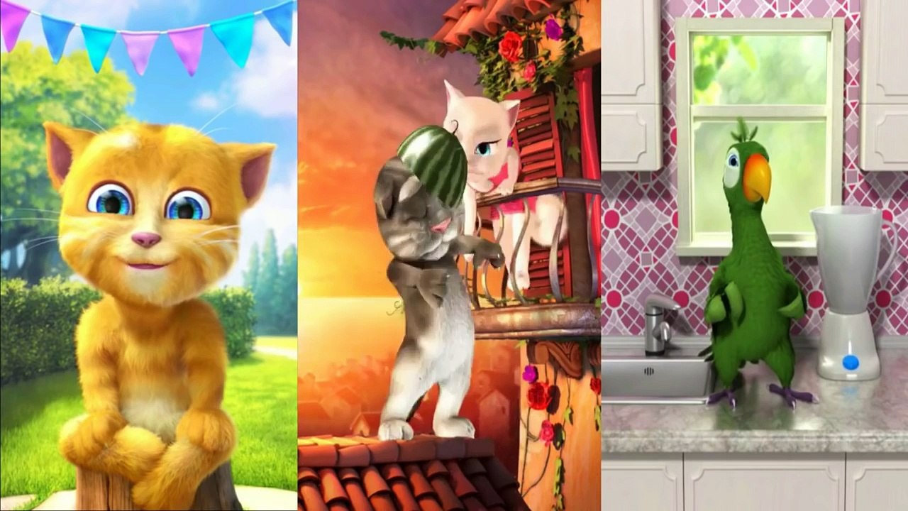 Jack and Jill Talking Ginger Talking Tom Talking Ben 100 min + Funny Compilation