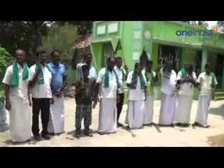 திருப்பூர் விவசாயி தற்கொலை- கருப்புக் கொடி ஏற்றி போராட்டம்- வீடியோ