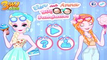Disney Frozen game Elsa Butterfly Queen - Elsa And Anna DIY Sunglasses