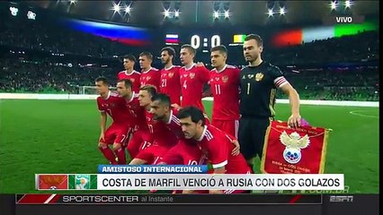Goals of Russia 0 x 2 Côte d'Ivoire - 25/03/2017 HD