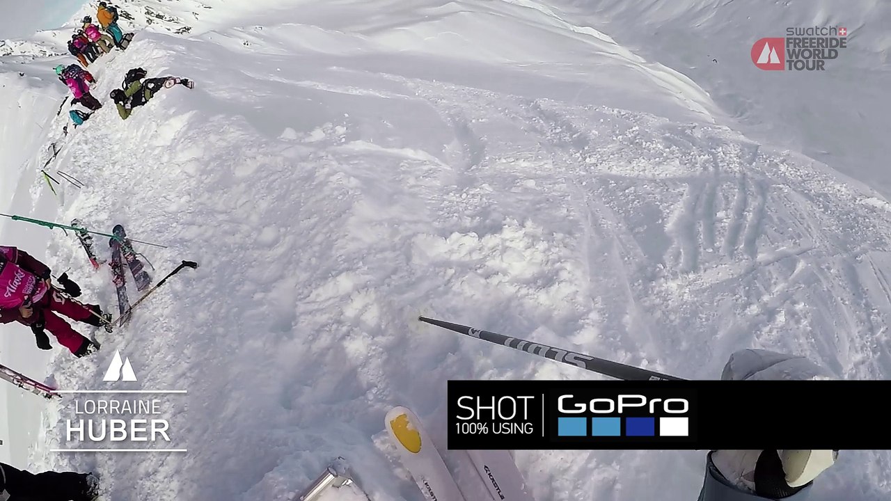 GoPro run Lorraine Huber - Haines Alaska FWT17 - Swatch Freeride World Tour 2017