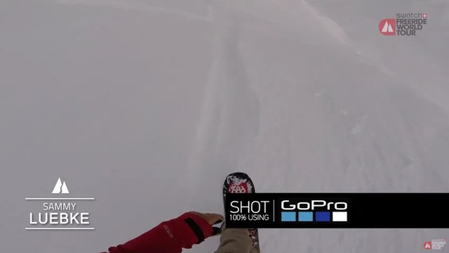 GoPro winning run Sammy Luebke - Haines Alaska FWT17 - Swatch Freeride World Tour 2017