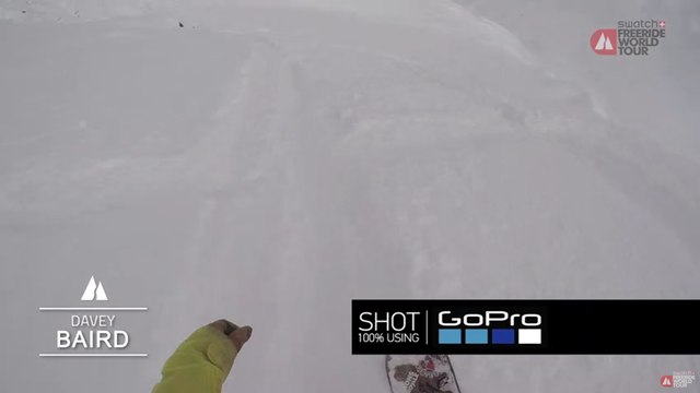 GoPro run Davey Baird - Haines Alaska FWT17 - Swatch Freeride World Tour 2017