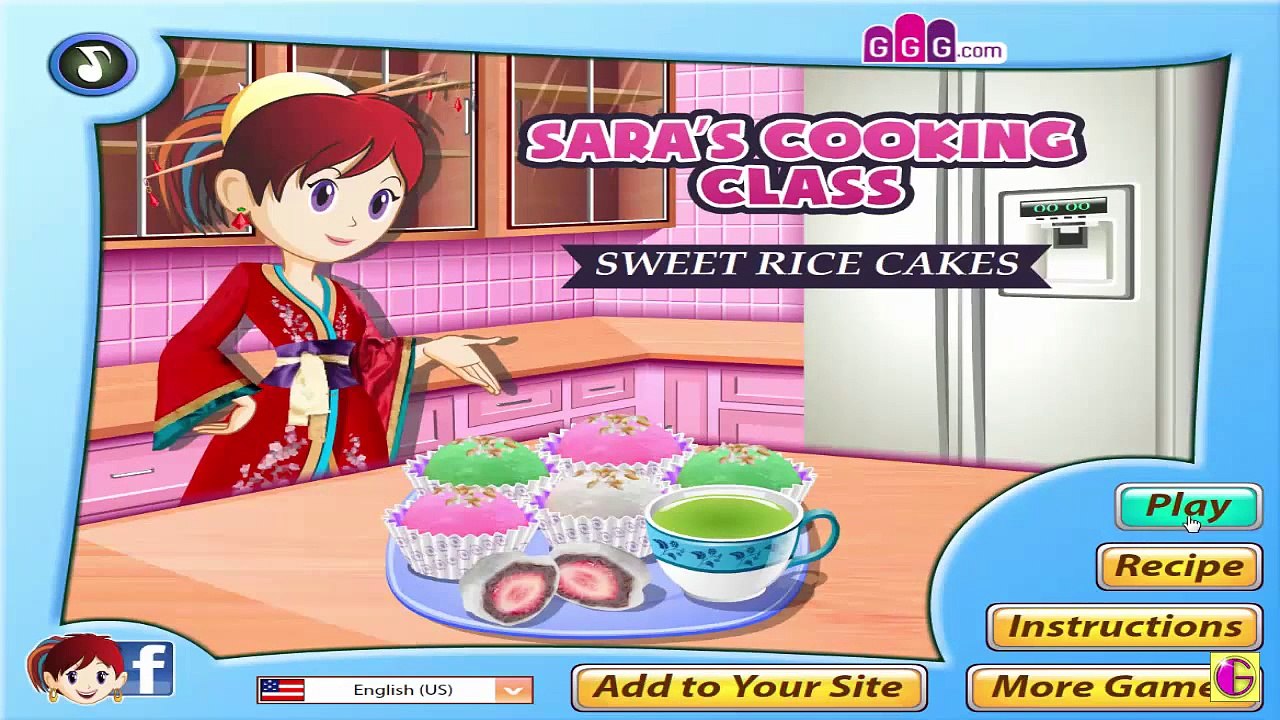 Saras Cooking Class Sweet Rice Cakes Cooking Games Saras Cooking