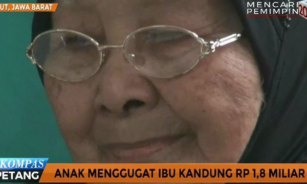 Ibu Ini Digugat Anak Kandungnya Rp 1,8 Miliar