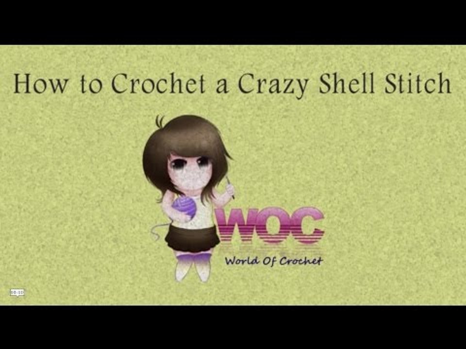 How to Crochet a Crazy Shell Stitch | Learn Crochet Stitches