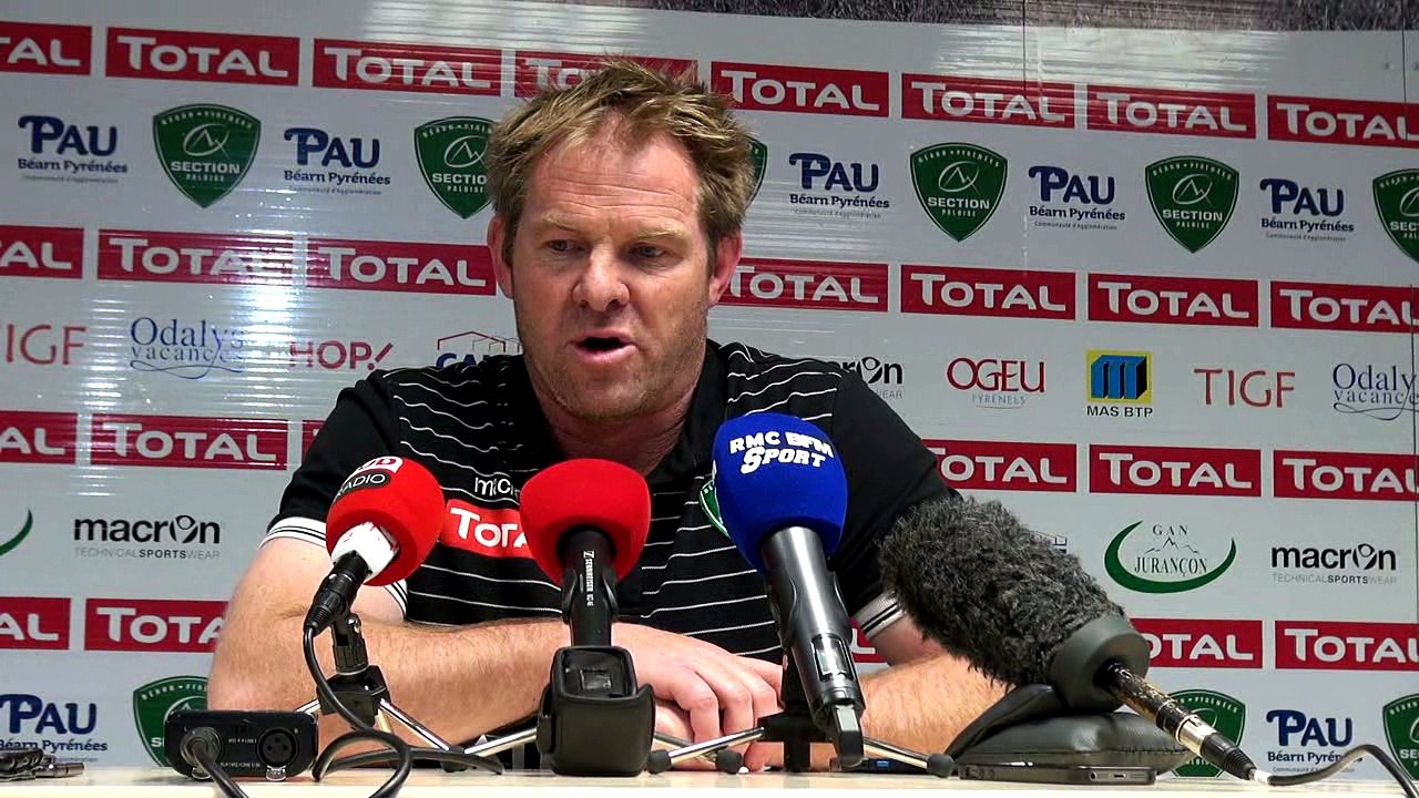 Simon Mannix après Section Paloise - La Rochelle : "Notre jeu n'a pas été à la hauteur pour gagner"