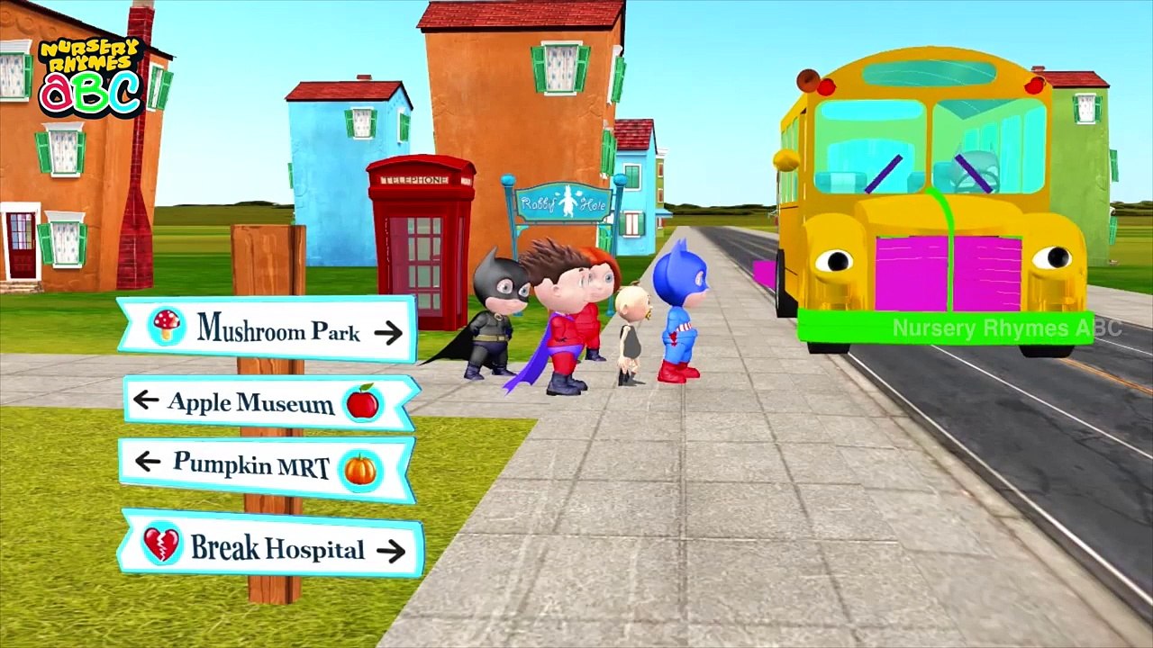 ABC Nursery Rhymes Songs With Lyrics and Action , Batman and Spiderman Sing Alphabet