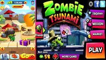 Zombie Tsunami Temple VS Temple Run Zombie VS Talking Tom Gold Run