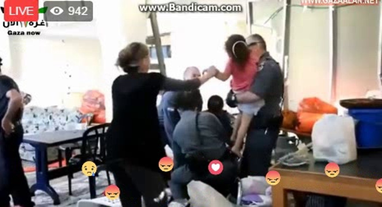 Watch : Israeli occupation soldiers, and illegal settlers attack #Palestinian children and women , because they want to