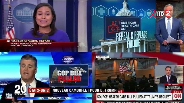 États-Unis : Donald Trump échoue sur sa réforme de santé