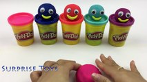 School Bus Play Doh Learn Colors/Colours With Mickey Mouse Doraemon Chipmunks & Tigger Mol