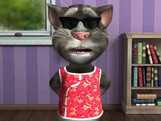 الكرزتين - طيور بيبي | اداء القط الناطق