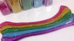 How To Make Rainbow Glitter Cocktail Slime Learn the Recipe DIY 레인보우 칵테일 반짝이 액체괴물 만들기 흐르는