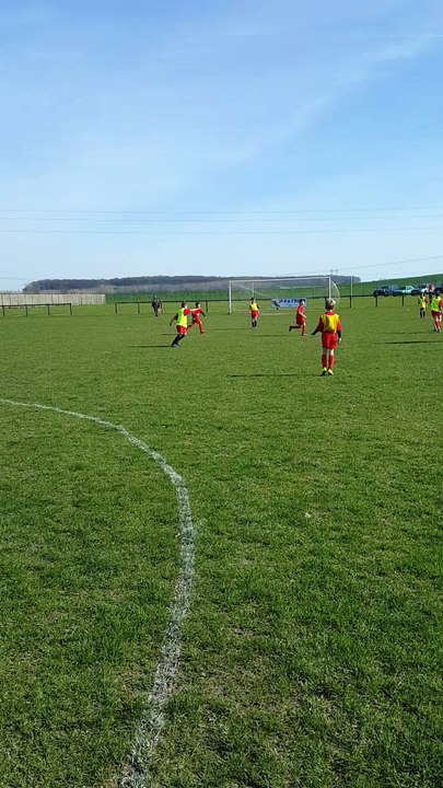 Match des U11 a Cantin..