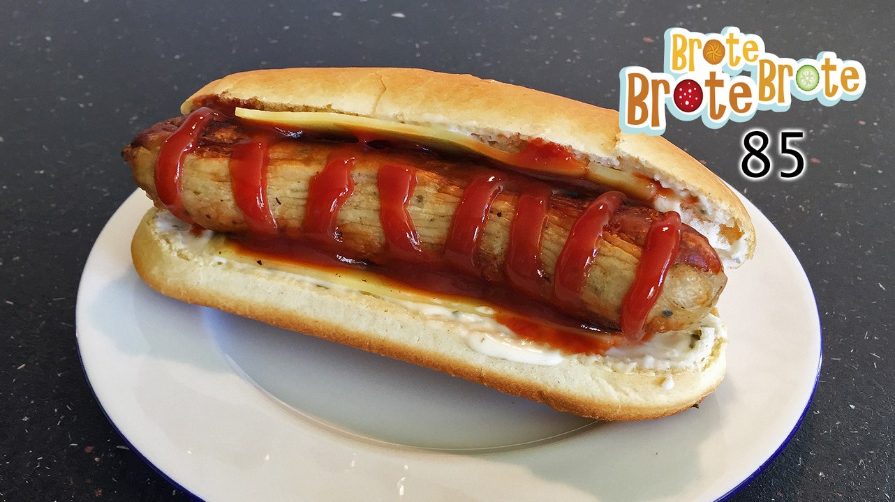 Hotdog mit cheddar und knoblauchsauce - folge 85