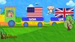 Learn Flag Train 1 - learning national flags of countries for kids