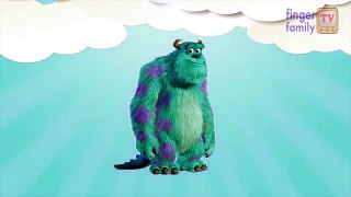 Monster Inc Finger Family Nursery Rhymes Lyrics