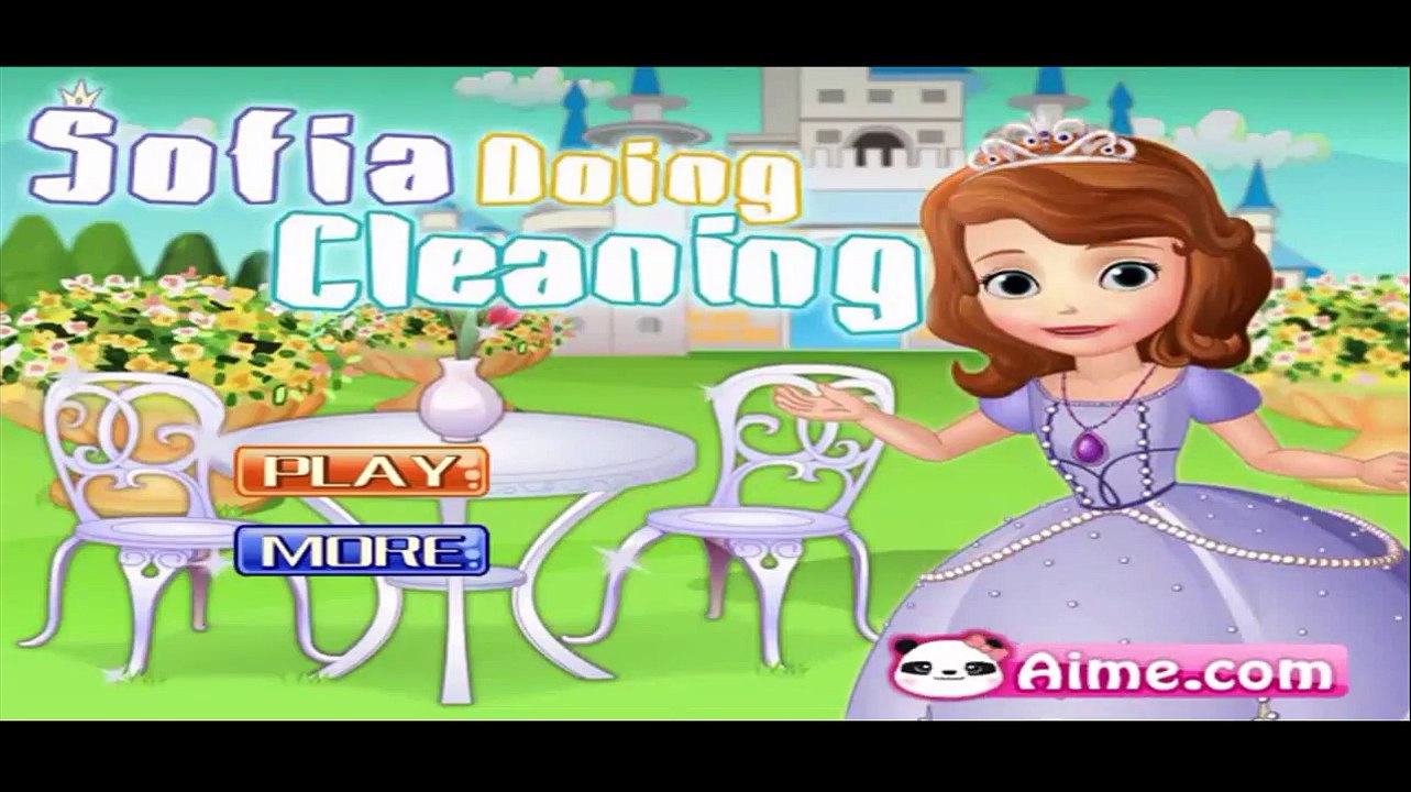 Sofia the First - Little Princess Sofia Washing Clothes - Sofia the First Game Episode for