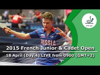 2015 French Junior & Cadet Open – Day 4 LIVE