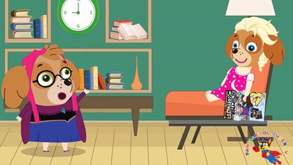 Paw Patrol Elsa Bitten on Leg by Cat Funny Video ⒻⓊⓁⓁ Movie! Paw Patrol Animation For Kids