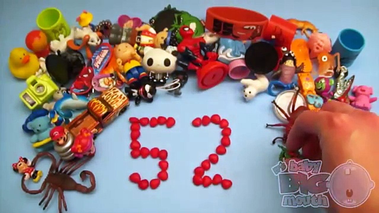 Learn To Count 1 to 100 with Candy Numbers! Surprise Eggs with Smarties Skittles and Candy