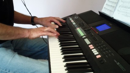 On écrit sur les murs  Reprise clavier