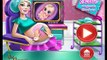 NEW Игры для детей—Disney Принцесса Беременная Барби на осмотре—мультик для девочек