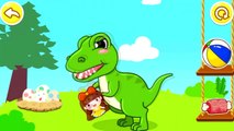 Baby Learn Words And Dinosaurs - Cute, Lovely Characters | Baby Panda Fun Game For Kids