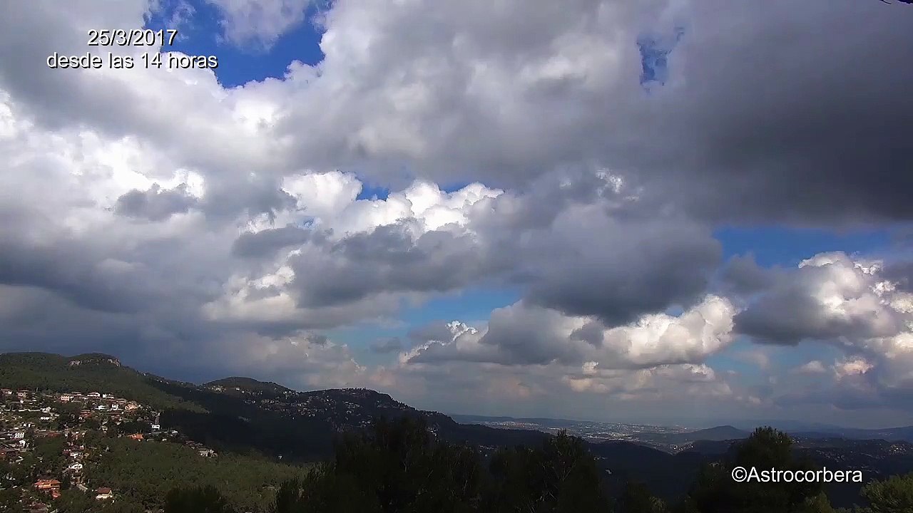 Time-lapse 25/3/2017, y despues de la tempestad llega la calma