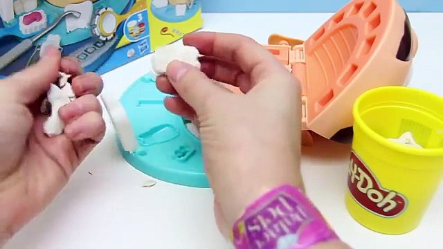 По бы Дантист доктор дрель заполнить Плейо играть-DOH Набор для игр N unboxingsurpriseegg
