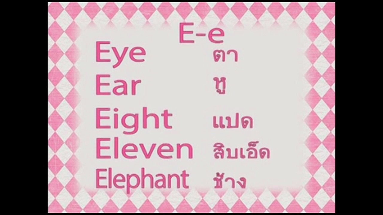Eh Wah + Eh Ler Tha Karen Alphabet Song 1
