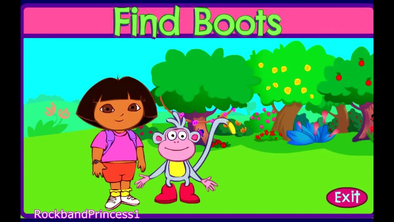 Dora The Explorer:Find Boots - Play Kids Games - Nickelodeon