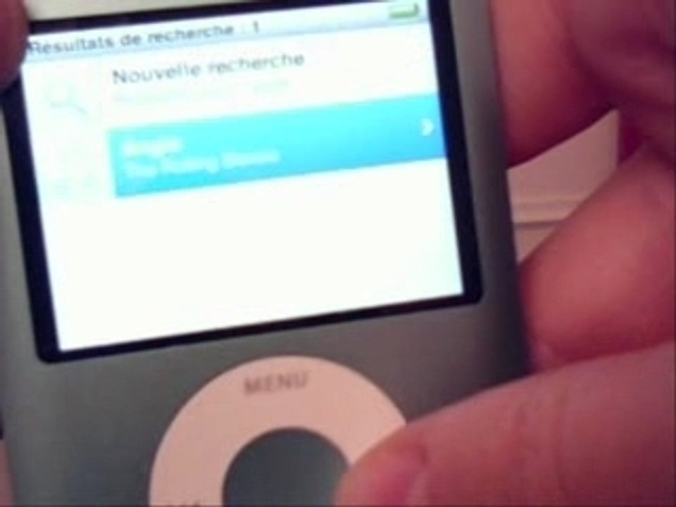 Metro a testé l'iPod Nano Vidéo