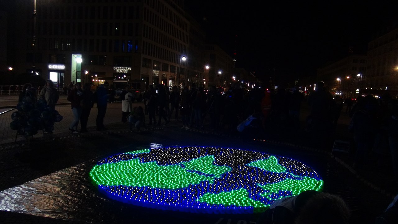 'Earth hour'- Berlin 2017