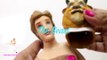 Play Doh Disney Prince and Princess Elsa Anna Ariel Tiana Aurora Belle Rapunzel Prom Outfi