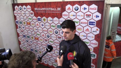 Thibaut Courtois: "Eden et Kevin peuvent faire la différence dans ce genre de match"