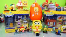 GIANT Play Doh Patrick Spongebob Squarepants Surprise Eggs Toys Unboxing DCTC Playdough Vi